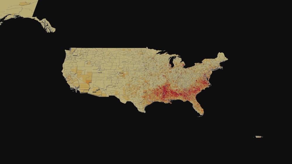 3D Covid-19 Demographic Map